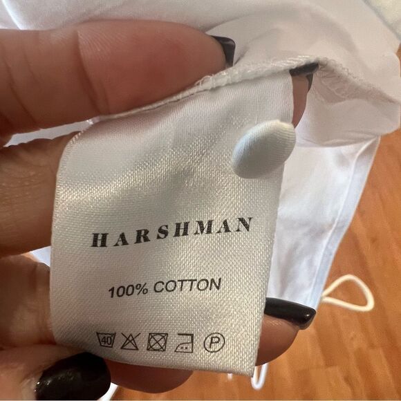 NWT Harshmans white Bianca blouse woman's size small - Picture 14 of 16